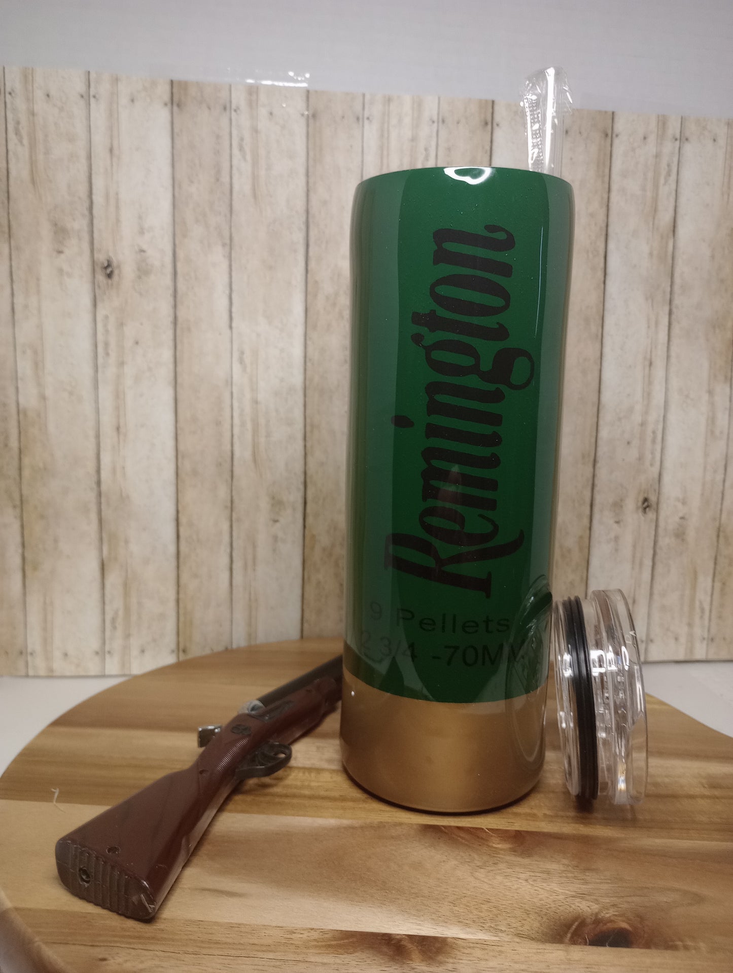 Remington 20OZ Tumbler with lid and straw