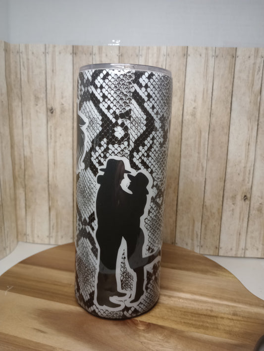 20oz Snake Skin stainless Steel Tumbler